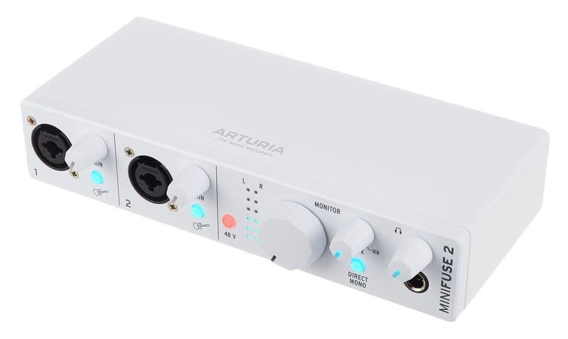 Arturia MiniFuse 2 White Arturia – avis et prix | Fluxlab