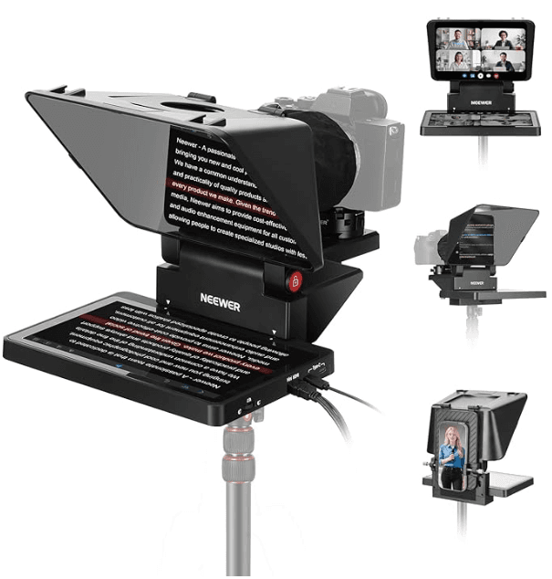 NEEWER 2 Teleprompter Padcaster – avis et prix | Fluxlab