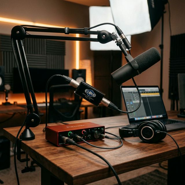 Faut-il un Cloudlifter avec la Scarlett 2i2 (4th Gen) et le Shure SM7B ?