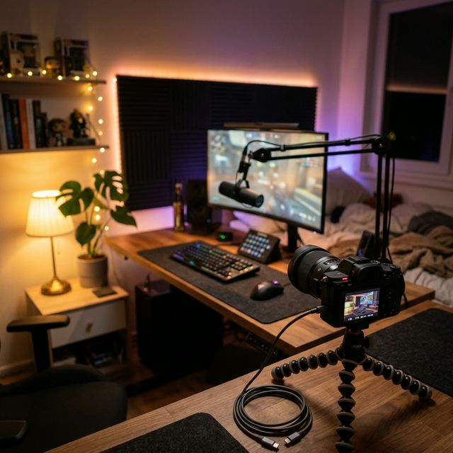 Comment avoir un fond flou en stream dans une petite chambre ?